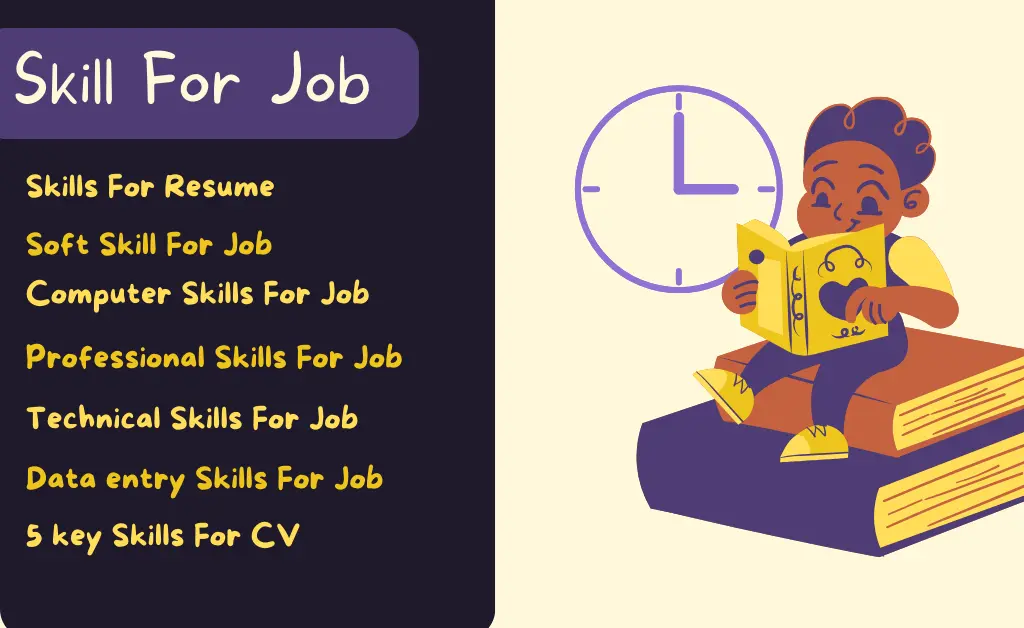 Skill For Job, Skills For Resume, Soft Skill For Job, Computer Skills For Job, Professional Skills For Job, Technical Skills For Job, Data entry Skills For Job, 5 key Skills For CV  