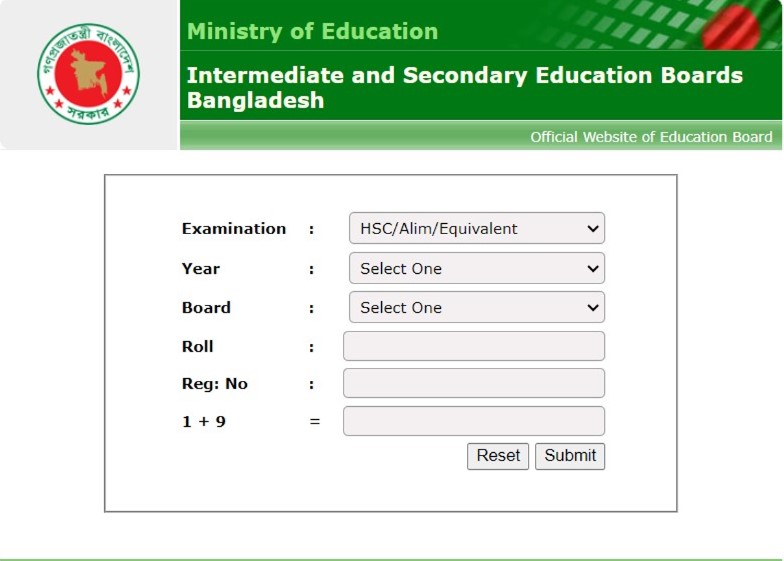 HSC Result 2024, all result bd, education board result bd